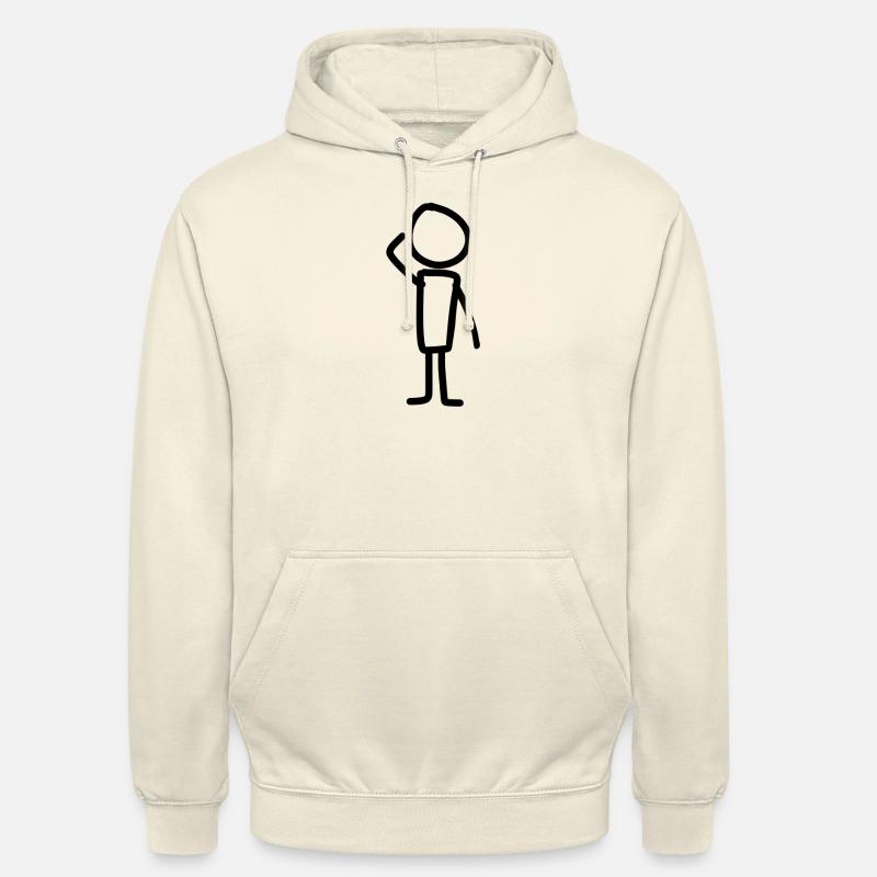 Mann Mensch - Unisex Hoodie - Vanille-Milchshake