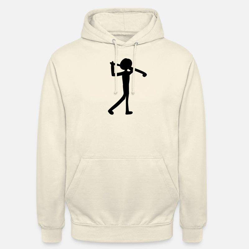 golf golf - Sweat-shirt à capuche unisexe - vanille