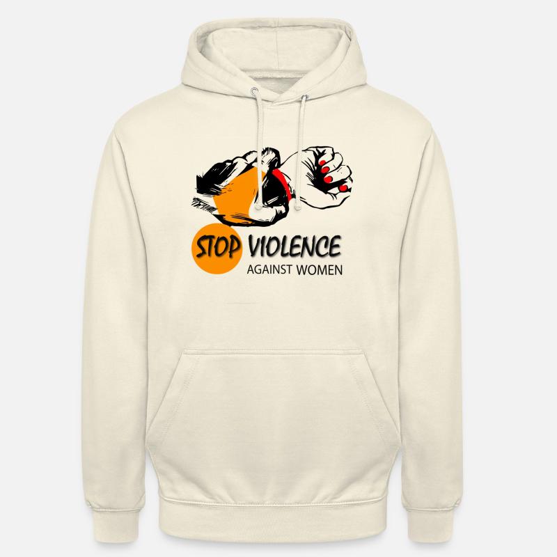 Stop vold mod kvinder - Hættetrøje unisex - vaniljemilkshake