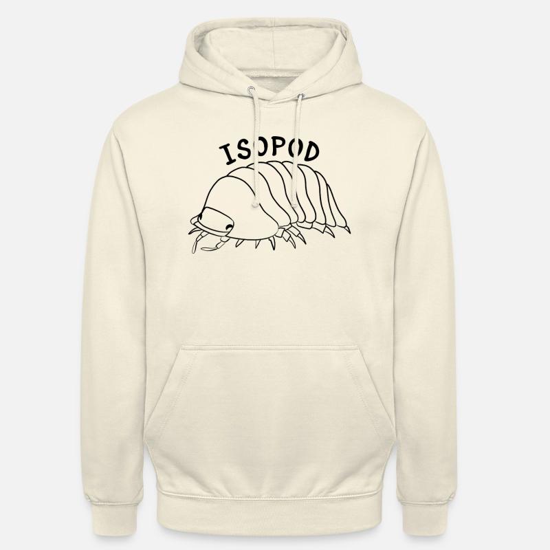 Isopode - Sweat-shirt à capuche unisexe - vanille