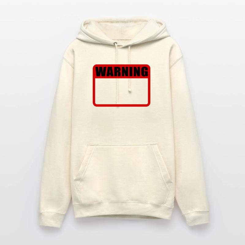Warning Shield Warning Warning Shield Vector Unisex Hoodie