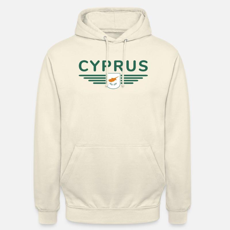 Cyprus Design – L’île de la diversité - Sweat-shirt à capuche unisexe - vanille