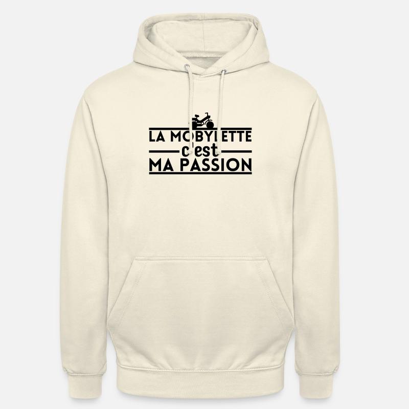 La mobylette c'est ma passion - Sweat-shirt à capuche unisexe - vanille