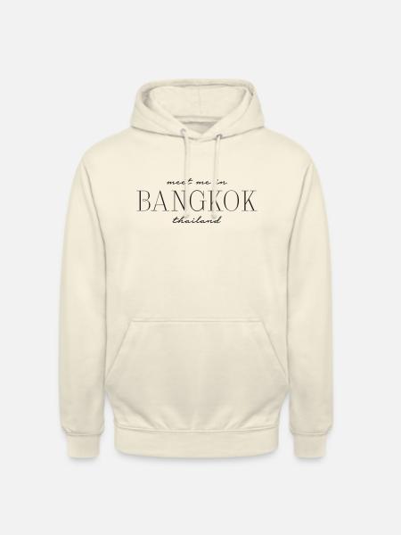 Rencontrez-moi à Bangkok Thaïlande - Sweat-shirt à capuche unisexe - vanille
