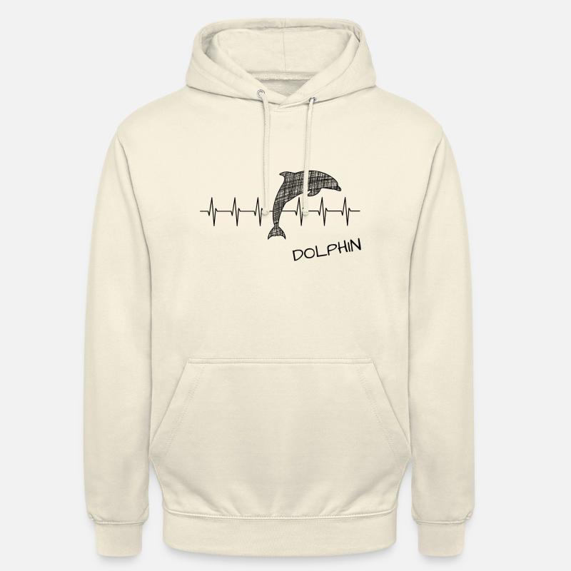 Dolphin Delfin - Unisex Hoodie - Vanille-Milchshake