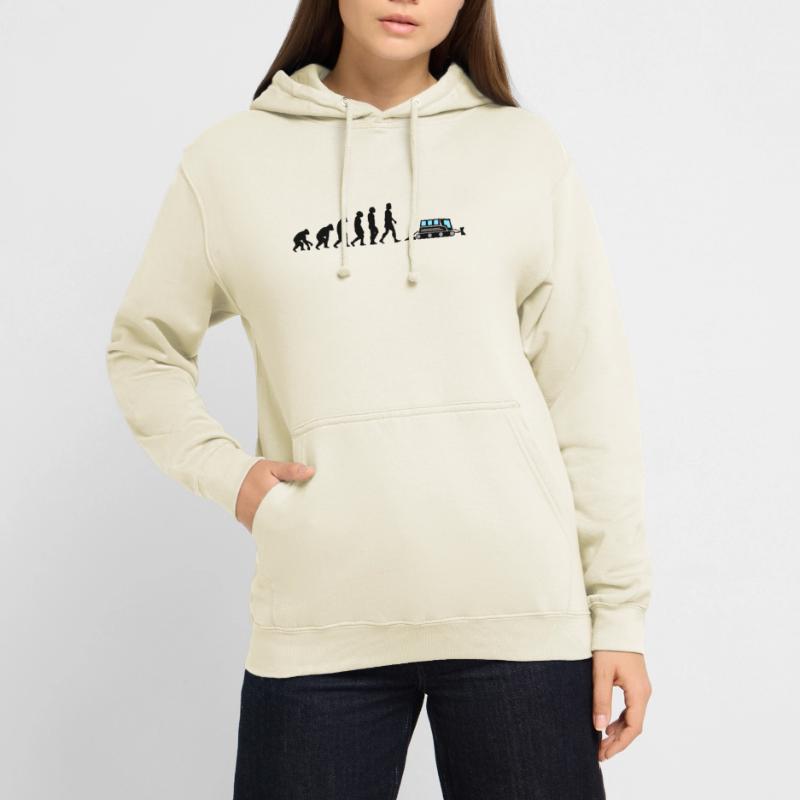 Dameuse noire Dameuse Evolution Sweat-shirt à capuche unisexe