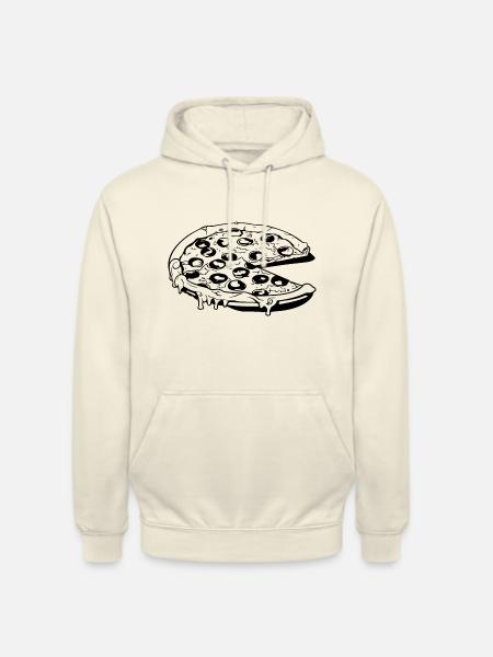 Pizza Restauration rapide Pizzeria - Sweat-shirt à capuche unisexe - vanille