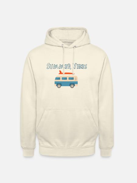 bus summer vibes - Unisex Hoodie - Vanille-Milchshake