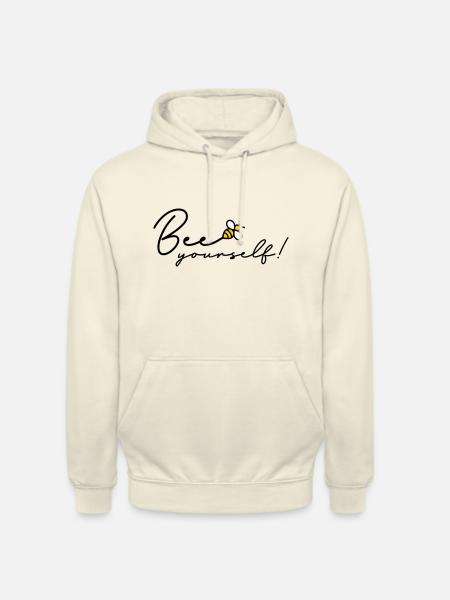 Bee yourself be yourself - Unisex Hoodie - Vanille-Milchshake