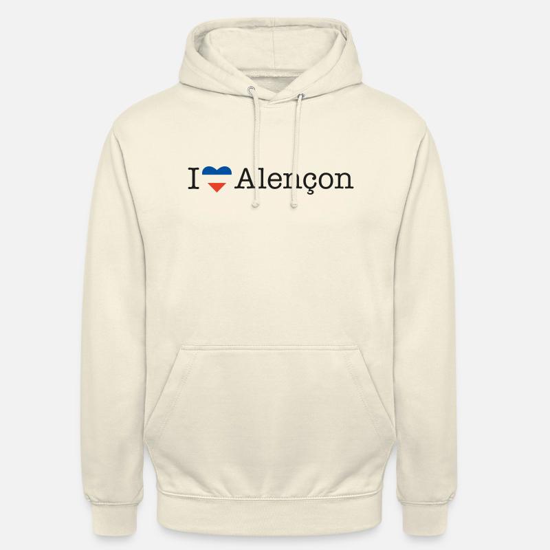 J’adore Alençon - Sweat-shirt à capuche unisexe - vanille