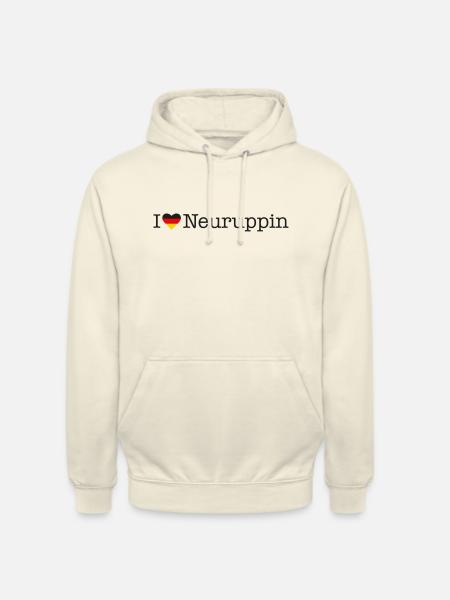 I love Neuruppin - Unisex Hoodie - vanilla