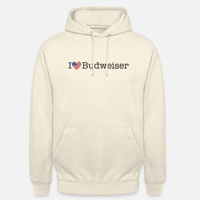 J’adore Budweiser - Sweat-shirt à capuche unisexe - vanille