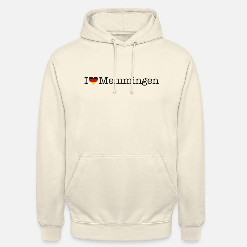 J’adore Memmingen - Sweat-shirt à capuche unisexe - vanille