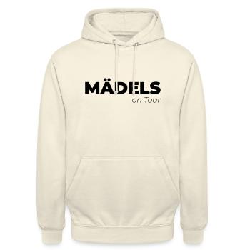 Mädels on Tour - Unisex Hoodie - Vanille-Milchshake - Vorne - Alina (178cm) & Michal (187cm)