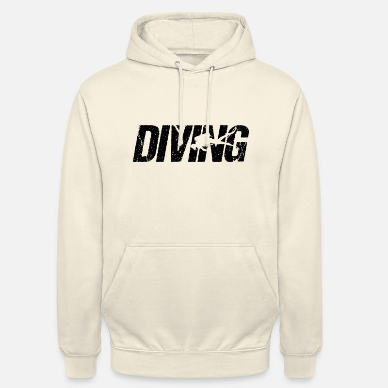 Tauchen Dive Diving - Unisex Hoodie - Vanille-Milchshake