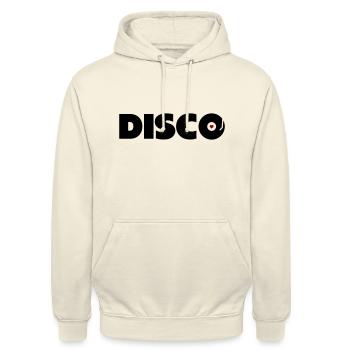 Disco - Unisex Hoodie - Vanille-Milchshake - Vorne - Alina (178cm) & Michal (187cm)
