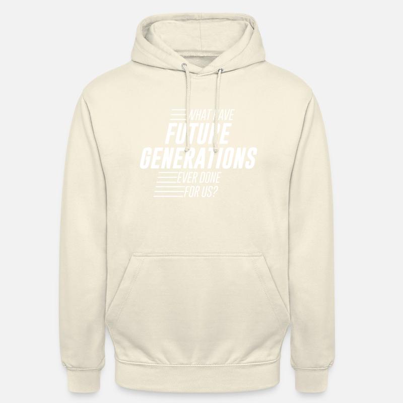 Divertissement - Générations futures - neg - Sweat-shirt à capuche unisexe - vanille