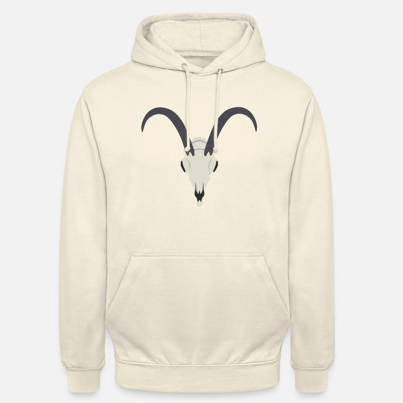Crane De Chèvre Corse - Sweat-shirt à capuche unisexe - vanille