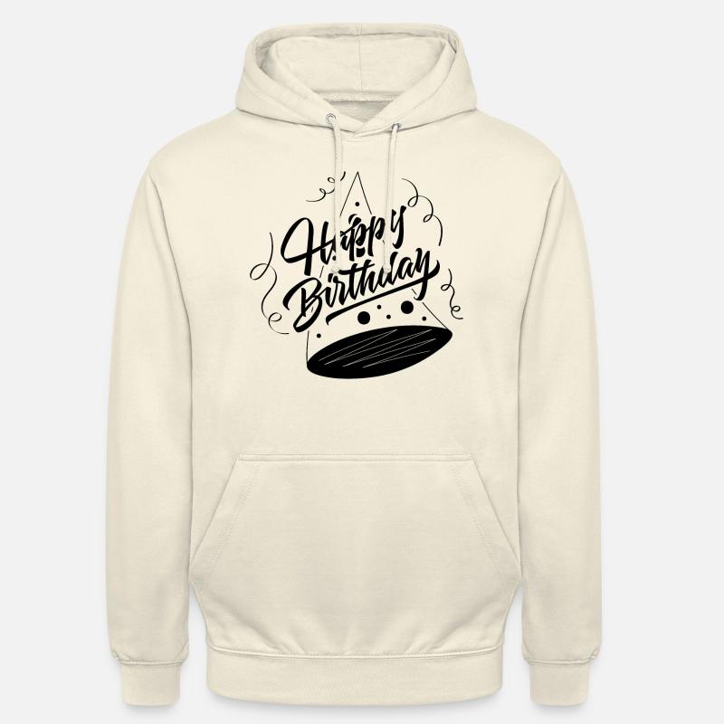 souhait d’anniversaire - Sweat-shirt à capuche unisexe - vanille