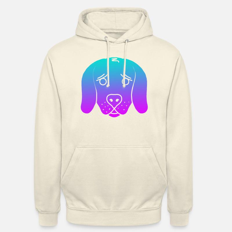 Chien (histoire) - Sweat-shirt à capuche unisexe - vanille