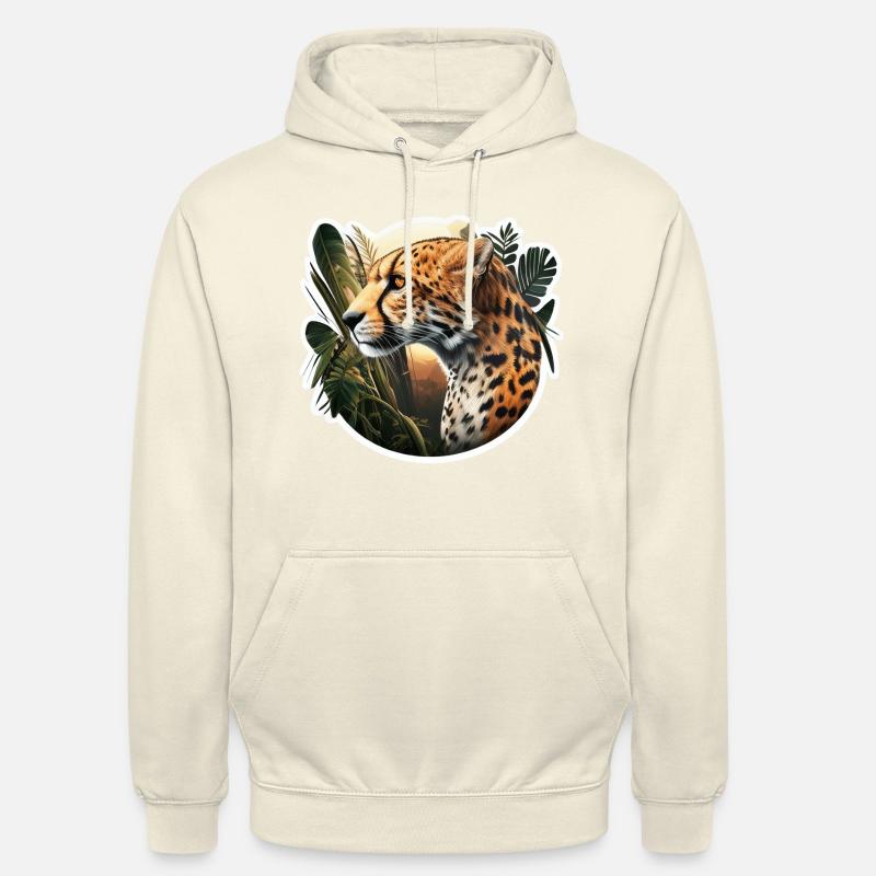 Guépard dans la brousse - Sweat-shirt à capuche unisexe - undefined