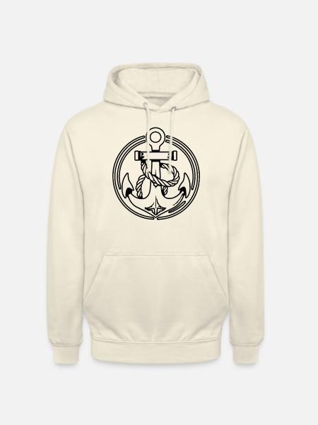 Anchor Boat Ship Nautical - Unisex Hoodie - vanilla