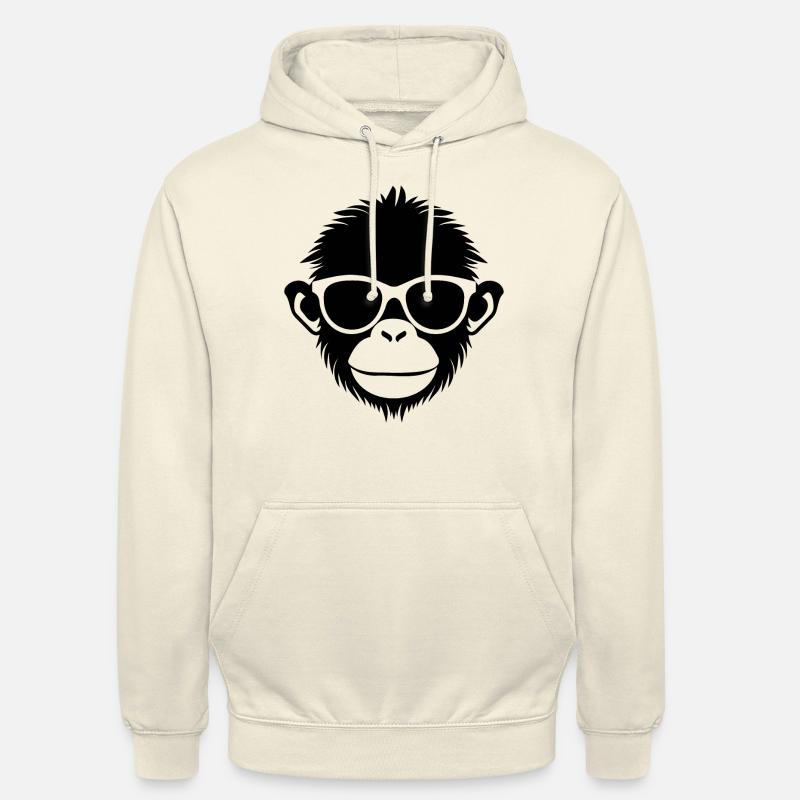 Affe Affen Affengesicht Dschungel - Unisex Hoodie - Vanille-Milchshake