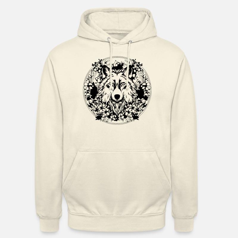 Wolf - Unisex Hoodie - Vanille-Milchshake