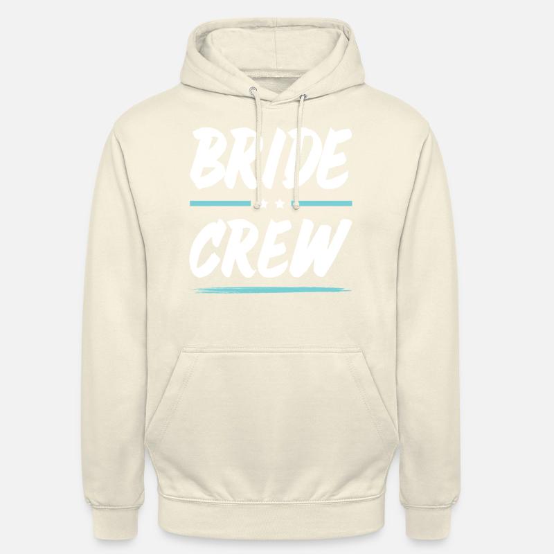 Équipage de la mariée - Sweat-shirt à capuche unisexe - vanille