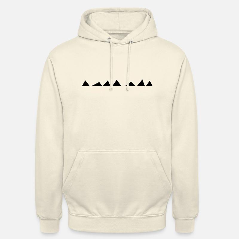 Triangles triangle - Unisex Hoodie - vanilla