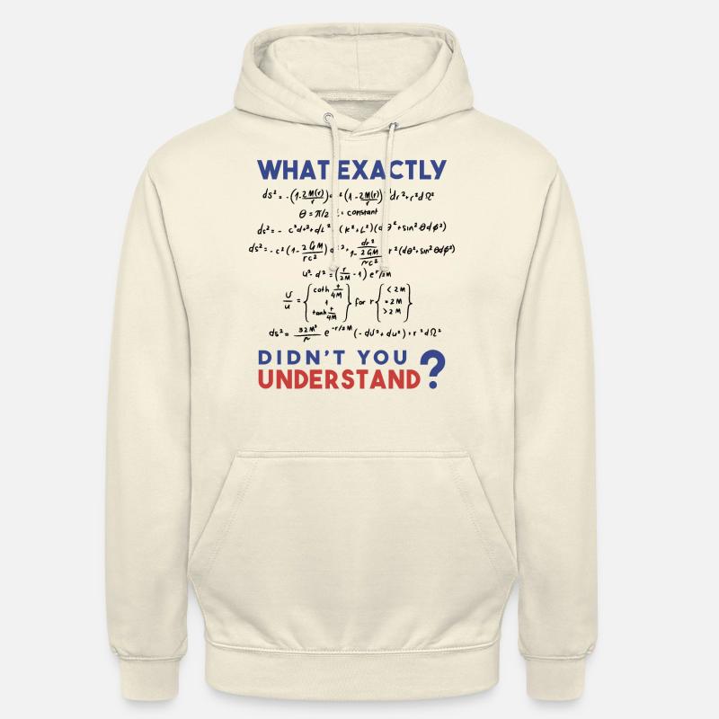 Blague de formule de physique - Sweat-shirt à capuche unisexe - vanille