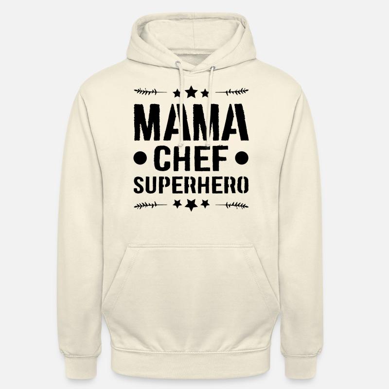 Mama Chef Superheld Mutter - Unisex Hoodie - Vanille-Milchshake