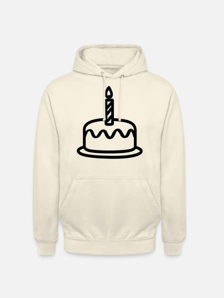 Birthday cake - Unisex Hoodie - vanilla