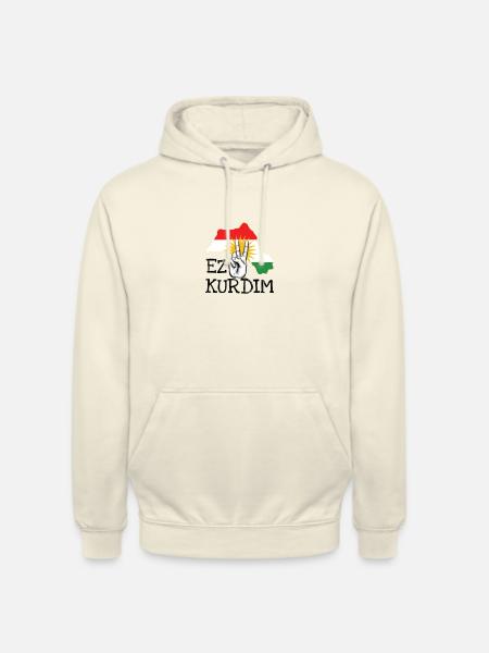 Kurdistan Herbji Vectory Geschenkidee - Unisex Hoodie - Vanille-Milchshake