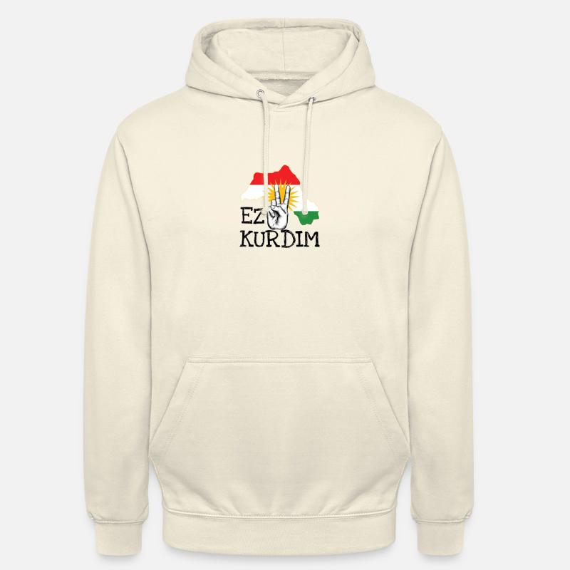 Kurdistan Herbji Vectory Geschenkidee - Unisex Hoodie - Vanille-Milchshake