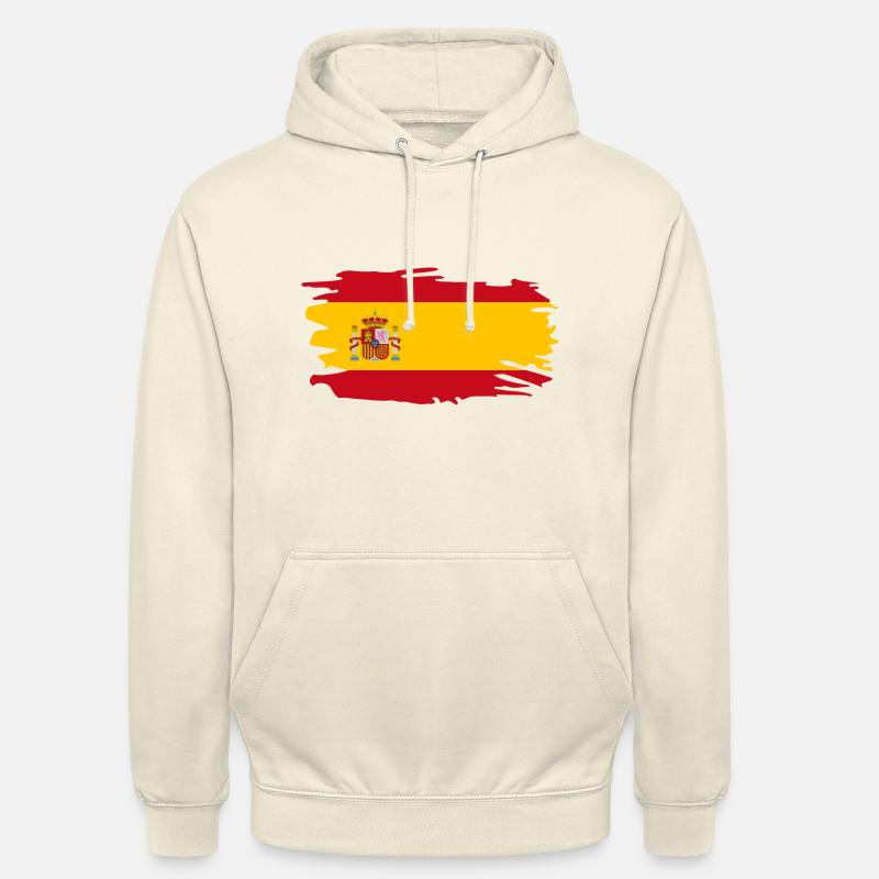 Drapeau espagnol - Sweat-shirt à capuche unisexe - vanille