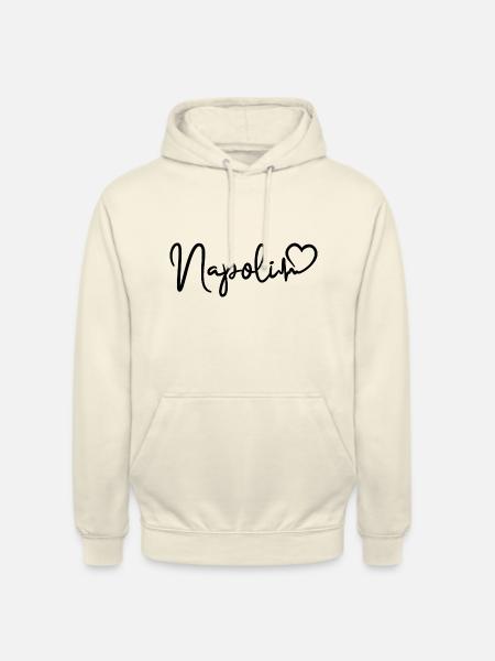 Napoli hjerteslag Italien Napoli - Hættetrøje unisex - vaniljemilkshake