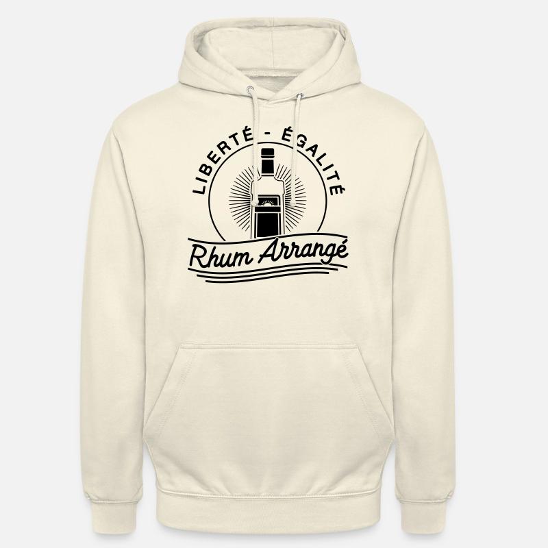 freedom equality rum arranged - Unisex Hoodie - vanilla
