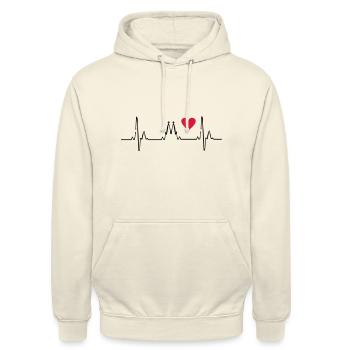 Köln - Unisex Hoodie - Vanille-Milchshake - Vorne - Alina (178cm) & Michal (187cm)