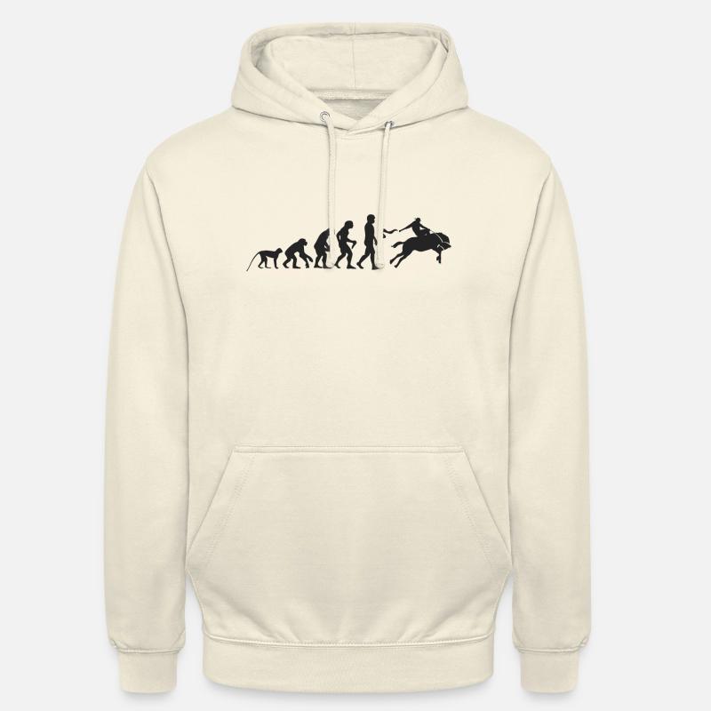 Evolution Rodeo - Sweat-shirt à capuche unisexe - vanille