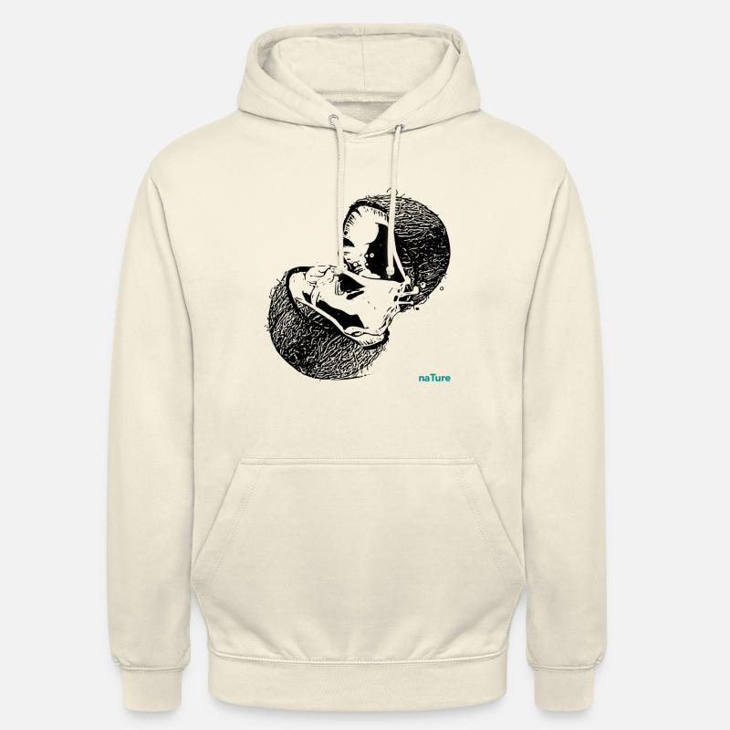 Noix de coco - Sweat-shirt à capuche unisexe - vanille