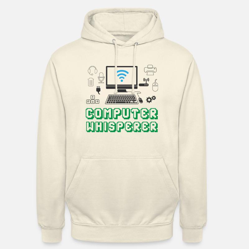 Computer Flüsterer - IT Support PC - Unisex Hoodie - Vanille-Milchshake