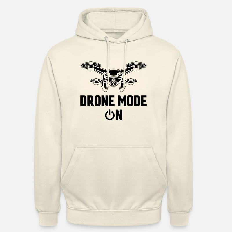Mode drone activé - Sweat-shirt à capuche unisexe - vanille