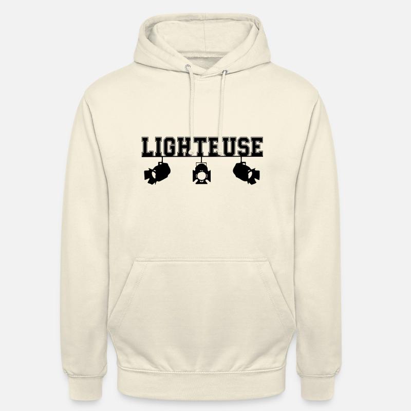 lighteuse - Sweat-shirt à capuche unisexe - vanille