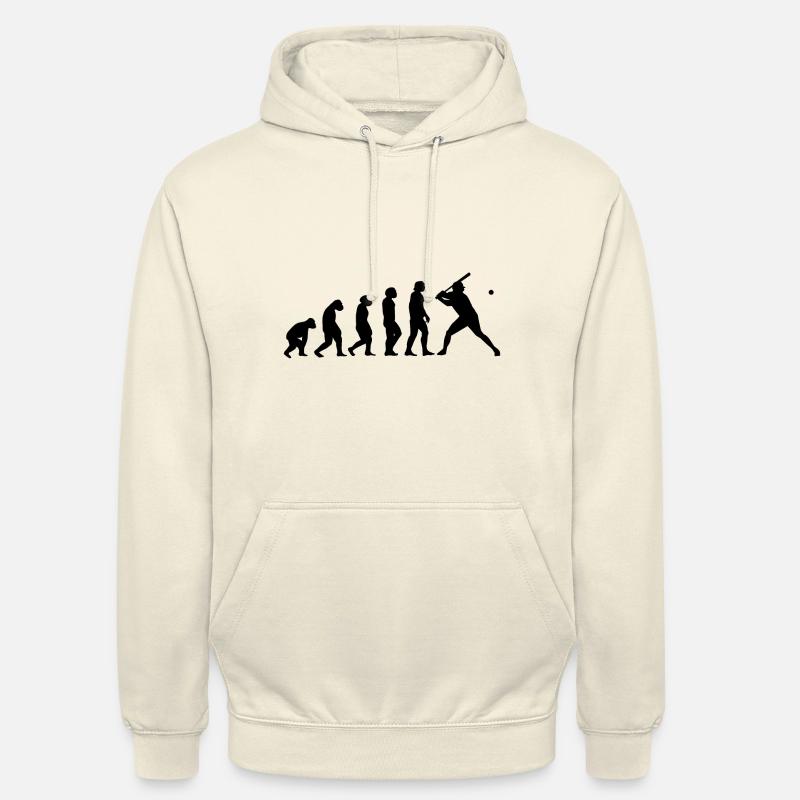 Baseball drôle drôle - Sweat-shirt à capuche unisexe - vanille