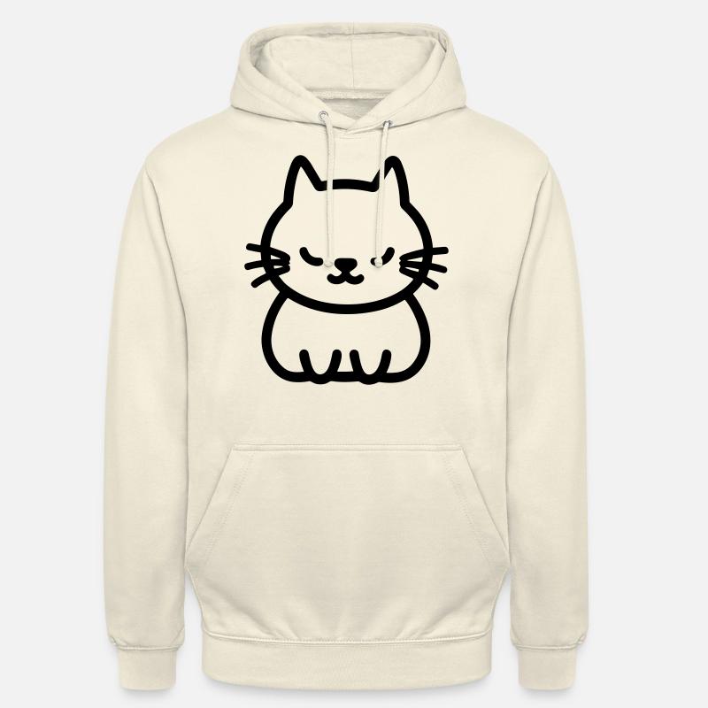 Katze - Unisex Hoodie - Vanille-Milchshake