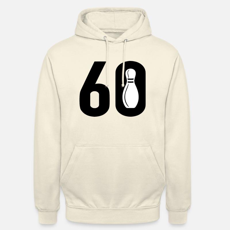 60 Bowling Bowler 60 - Sweat-shirt à capuche unisexe - vanille