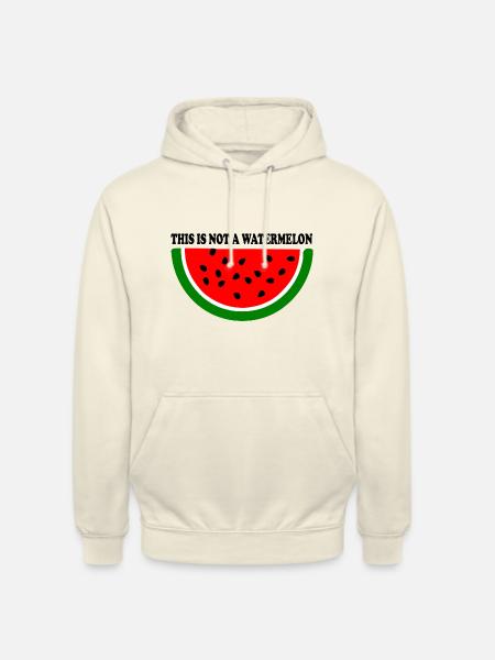 Pastèque - Sweat-shirt à capuche unisexe - vanille