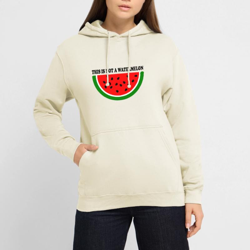 Pastèque Sweat-shirt à capuche unisexe