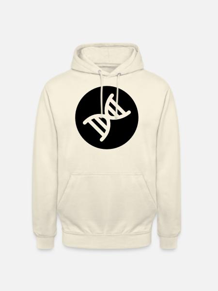 DNA double helix - Unisex Hoodie - vanilla